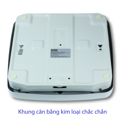 CÂN SỨC KHOẺ CƠ HỌC LAICA ITALY - 130 kg - Mặt cân phủ PVC chống trơn trượt - HÀNG CHÍNH HÃNG