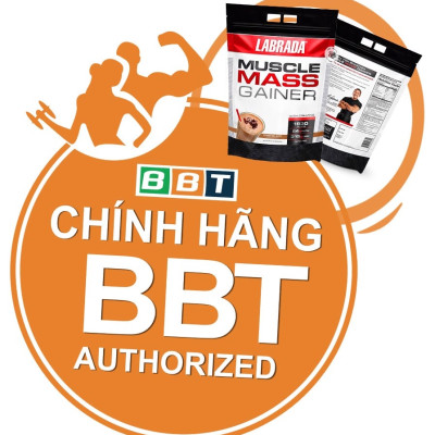 Muscle Mass Gainer 12lbs Labrada  - Chính Hãng BBT - Sữa Tăng Cân Tăng Cơ Dành Cho Người Khó Lên Cân