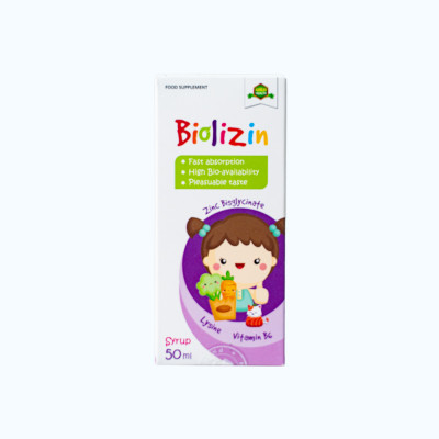Siro Biolizin bổ sung kẽm tăng cường sức đề kháng cho trẻ (Chai 50ml)