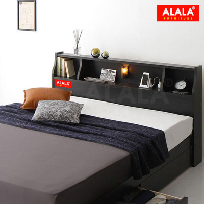 Giường ngủ ALALA05 + 2 hộc kéo/ Miễn phí vận chuyển và lắp đặt/ Đổi trả 30 ngày/ Sản phẩm được bảo hành 5 năm từ thương hiệu ALALA/ Chịu lực 700kg