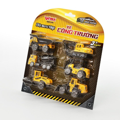 Đồ Chơi DUKA: Mô Hình Hợp Kim – Bộ Sưu Tập Xe Công Trường/Xe Thiết Giáp/Xe Cảnh Sát