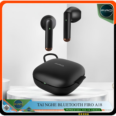 Tai Nghe Bluetooth Nhét Tai Không Dây FIRO A18 - Pin Dock Sạc 300mAh - Bluetooth V5.3 - Tai Nghe FIRO A18 Điều Khiển Cảm Ứng Thông Minh - Công Nghệ Kháng Nước IPX5 - Tai Nghe Không Dây FIRO A18 - Phù Hợp Với Tất Cả Dòng Máy - Hàng Chính Hãng