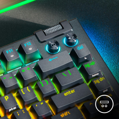Bàn phím Razer BlackWidow V4 75% - Hot-swappable Mechanical Gaming Keyboard (Hàng chính hãng)