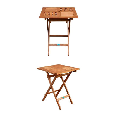 Bàn Xếp Gorontalo 600 IBIE NT4012 (70 x 70 x 72 cm) - Nâu