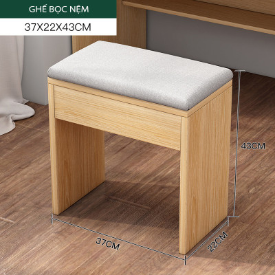 Bàn Trang Điểm, Làm Việc Đa Năng Hiện Đại Cỡ Lớn Thương Hiệu SIB Decor (Tặng Kèm Ghế) BTD11