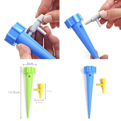 Set 5 Đầu Tưới Cây Nhỏ GIọt Thông Minh, Đầu Tưới Nhỏ Giọt Gắn Chai Nước Tự Động Tưới Cây, Chỉnh Được Lượng Nước Pots, garden decor