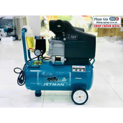 Máy Nén Khí Có Dầu Liền Trục Jetman  12L+ 24L+ 30L, 100% Dây đồng, Bảo hành 1 năm