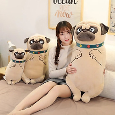 Thú nhồi bông chó Pull mặt xệ dáng đứng - Size 90cm - Quà tặng gấu bông chó pull đáng yêu.