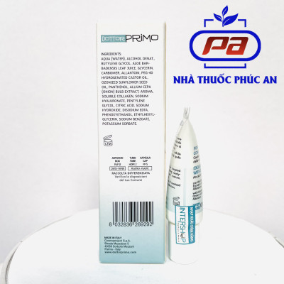 Kem làm mờ sẹo DottorPrimo Scargel Plus tuýp 10 - 20ml - kem mờ sẹo dùng được cho vết thương còn ướt