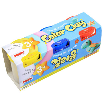 Bộ 3 Hộp Bột Nặn Màu Sắc - Pandy GA00300