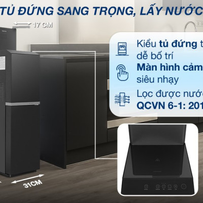 TWP-W2399SVN(M) - Máy lọc nước RO Toshiba TWP-W2399SVN(M) 10 lõi - Hàng Chính Hãng - Chỉ Giao HCM