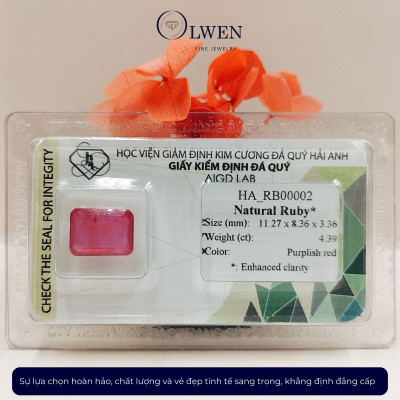 Viên đá Ruby thiên nhiên_HA-RB00002