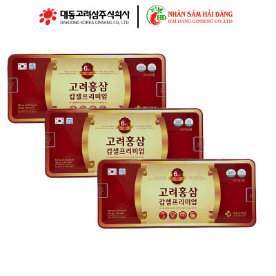 Viên Đạm Sâm Nhung Linh Chi Đông Trùng DAEDONG 120viên