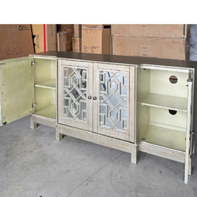 Tủ bếp, tủ trang trí kính cường lực SM35CT Tundo KT Ngang 178 x Sâu 46 x Cao 86.5 / cm