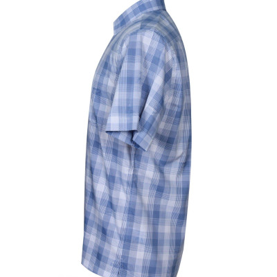 Áo sơ mi nam KHATOCO ngắn tay caro A1MN468T2-CNCR083-2409-N