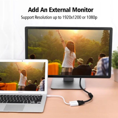 Ugreen UG1040210402TK 15CM Màu Trắng Cáp chuyển đổi Mini DP sang DVI 24 + 5 - HÀNG CHÍNH HÃNG