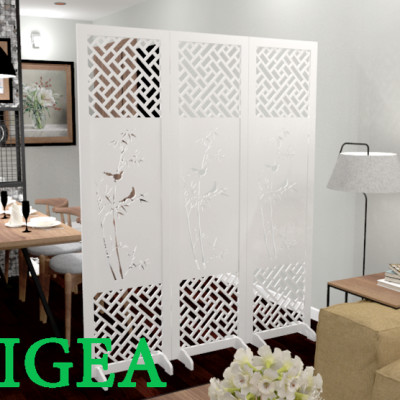 VÁCH NGĂN HUCHU CÂY TRÚC MÀU SẮC TRẮNG NGÀ CHẤT LIỆU GỖ NHỰA COMPOSITE CAO CẤP DI ĐỘNG TIỆN LỢI (Mua ít nhất 1 tấm)