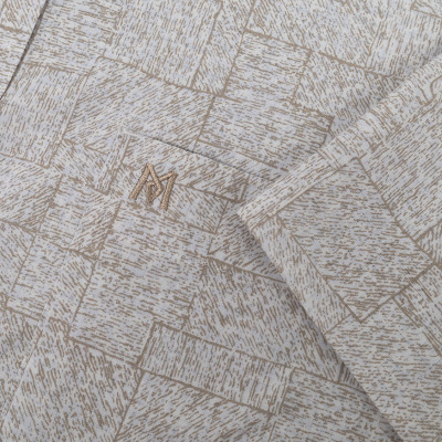 Áo sơ mi nam KHATOCO ngắn tay họa tiết A1MN498T2-CNIN659-2611-N