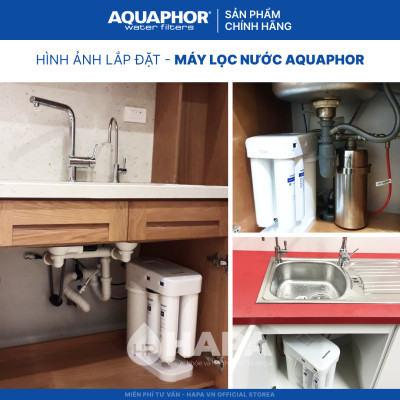 Máy Lọc Nước AQUAPHOR MORION DWM-101S Chuẩn Nước Uống Trực Tiếp, Công Nghệ RO Không Dùng Điện - Nhập Khẩu Châu Âu, Hàng Chính Hãng