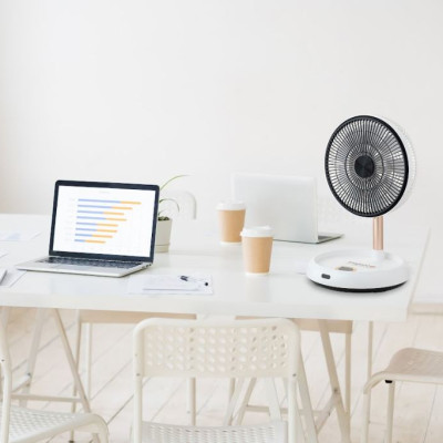 Quạt Sạc Pin Gấp Gọn Elegant Điều Khiển Từ Xa Thương Hiệu Đức - Hàng nhập khẩu