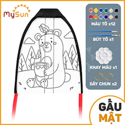 Con diều mini bắn vòng giun đẹp giá rẻ đồ chơi cho bé vận động ngoài trời MySun