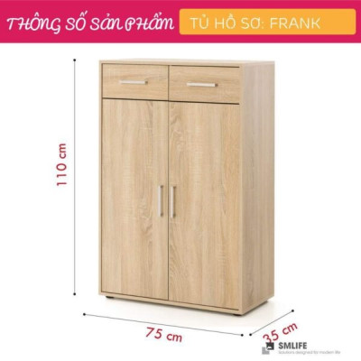 Tủ để tài liệu gỗ công nghiệp SMLIFE Frank