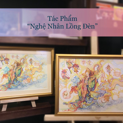 Tranh in nghệ thuật "Nghệ Nhân Lồng Đèn"