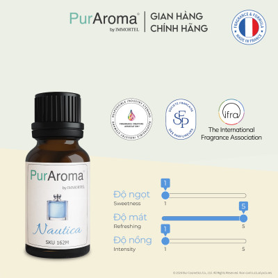 [Best Seller] Combo 7 Tinh Dầu Thiên Nhiên Nguyên Chất PurAroma by IMMORTEL 10mL Chính Hãng Pháp