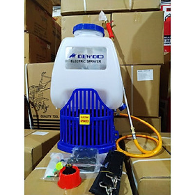 MÁY PHUN THUỐC - BÌNH PHUN THUỐC DEWOO 20L CHẠY ĐIỆN 12V DW-20M - HÀNG CHÍNH HÃNG