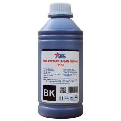 Bộ 6 Màu Mực in phun Thuận Phong TP50 (1L) dùng cho tất cả các dòng máy in phun Epson, HP, Canon - Hàng Chính Hãng
