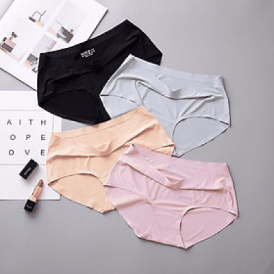 SET 10 Quần lót Nữ Su Đúc Thông Hơi Không Đường May Vải Lạnh Tôn Dáng - SD01 (Màu Ngẫu Nhiên)