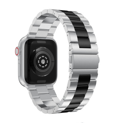 Dây Thép Steel Simple cho Apple Watch Series 4/5/6/7/8/9/SE2/10 & Apple Watch Ultra 1/2 Size 40/41/42/44/45/46/49mm - Hàng Chính Hãng