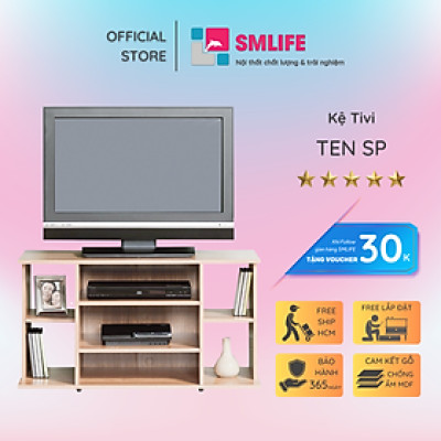 Kệ để tivi phòng ngủ gỗ công nghiệp SMLIFE Tanmay