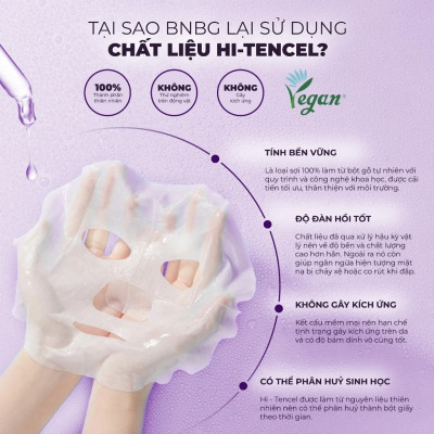 COMBO 10 MẶT NẠ NÂNG CƠ, TRẺ HÓA DA BNBG EXOSOME SKINBOOSTER MASK 30MLX10