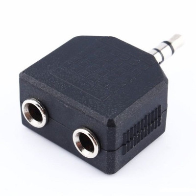 Đầu chia Jack tai nghe, loa chuẩn 3.5 từ 1 ra 2 - Đầu chia âm thanh 1 ra 2 - Hàng chính hãng