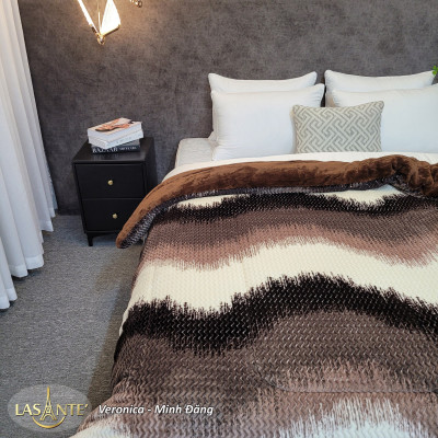 Chăn lông cừu cao cấp từ len cừu Organic chính hãng Lasante - Veronica