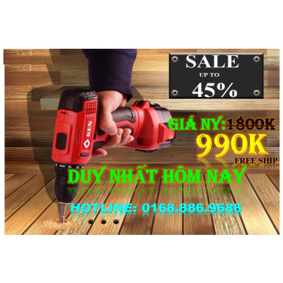 [chính hãƞg] Máy khoan dùng pin Ken 9.6V - Bộ Máy 2 Pin, Bảo hành 1 năm