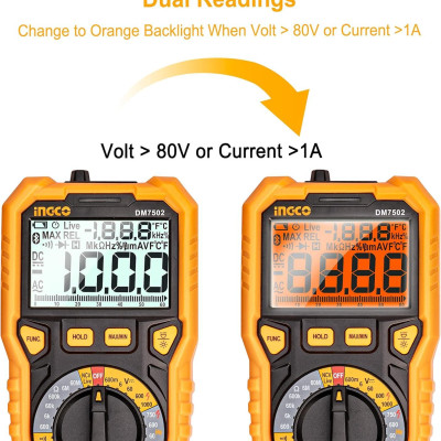 ĐỒNG HỒ VẠN NĂNG KỸ THUẬT SỐ INGCO DM7502 - HÀNG CHÍNH HÃNG