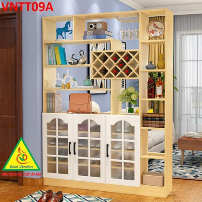 TỦ KỆ TRANG TRÍ KIÊM VÁCH NGĂN VNTT09 - Nội thất lắp ráp Viendong Adv