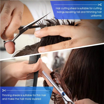 Kéo Cắt Tóc Thép Không Gỉ Kềm 