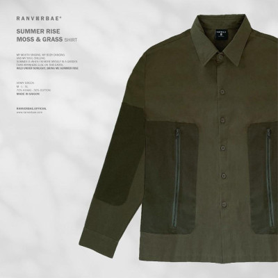 Áo Sơmi RANV RBAE MOSS & GRASS Rêu