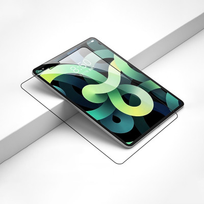 Kính Wiwu 2.5D Full Coverage Glass Protector Dành Cho Ipad Full Viền Đen Chống Vân Tay, Bề Mặt Kính Cứng 9H - Hàng Chính Hãng