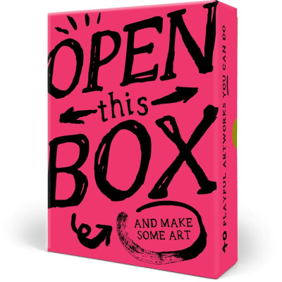 Sách - Open This Box And Make Some Art - 40 Playful Artworks You Can Do by Robert Shore (UK edition, Cards)
