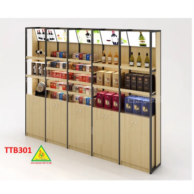 Tủ trưng bày sản phẩm, tủ tài liệu , tủ hồ sơ TTB301 - Nội thất lắp ráp Viễn Đông Adv