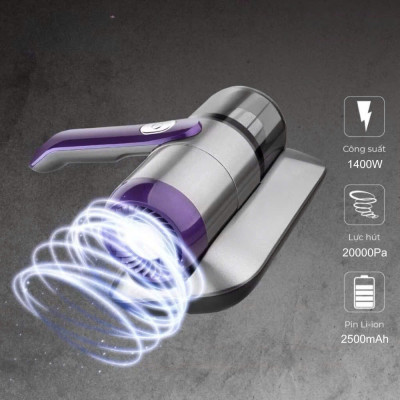 Máy Hút Bụi Giường Nệm Diệt Khuẩn UV, Công Suất 1400W - Hút Sạch Mọi Bụi Bẩn - HÀNG CHÍNH HÃNG MINIIN