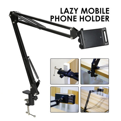 Giá đỡ điện thoại , máy tính bảng đa năng xoay 360 độ 3 khớp điều chỉnh cao cấp - Hàng chính hãng