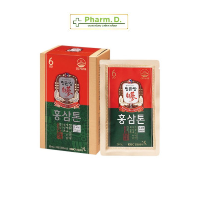 Nước Hồng Sâm Pha Sẵn Tonic Origin KGC Cheong Kwan Jang (50ml x 1 gói, 10 gói, 30 Gói, 60 gói)