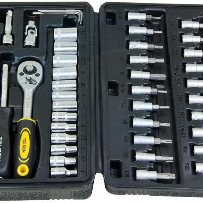 BỘ TÍP 46 CHI TIẾT 1/4 INCH TOLSEN 15138 - HÀNG CHÍNH HÃNG