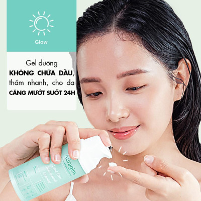 Gel dưỡng ẩm ngừa mụn, giảm thâm The Auragins Skin Rescue Brightening Gel Cream 100ml