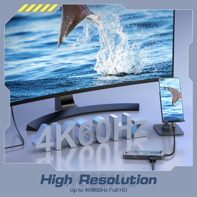 Hub Chuyển Đổi MicroPack EXPAND MDC-N8T 8 Trong 1 Kết Nối Type-C Thiết Kế Lộ Bo Mạch Bên Trong Nhìn Hiện Đại Phong Cách Hàng Chính Hãng